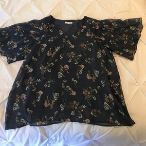 August Mist Top (from Stitch Fix box) (EUC) - 1X